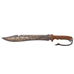 Survivor Fixed 18 in Blade Brown Injection Molded Handle