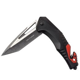 Tac-Force Assisted 3.75in Blade Black Anodized Aluminum Hndl