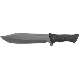 Schrade SCHF45 Fixed 10.25 Gray Blade Rubber Handle