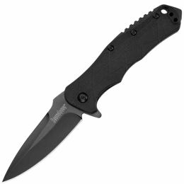 Kershaw RJ Tactical Assisted 2.8 in Black Plain GFN Handle