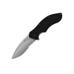 Kershaw Clash Assisted 3.25 in Bead Blast Combo GFN Handle