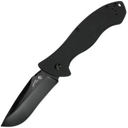 Kershaw Emerson CQC-9K Folder 3.5 in Black Plain G-10 Handle