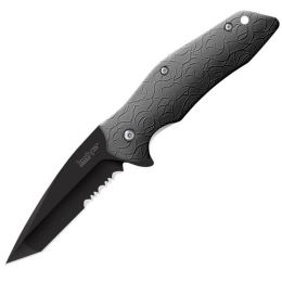 Kershaw Kuro Assisted 3.125 in Black Comboedge GFN Handle