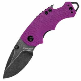 Kershaw Shuffle Folder 2.375 in Blackwash Plain Purple GFN