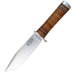 Fallkniven NL4 Fixed Blade 5.1 in Satin Blade Leather Sheath