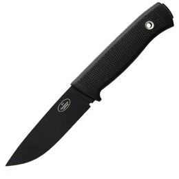 Fallkniven F1 Fine Edge Fixed Knife w-Leather Sheath Black