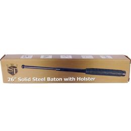 26 inch Rubber Handle Steel Baton